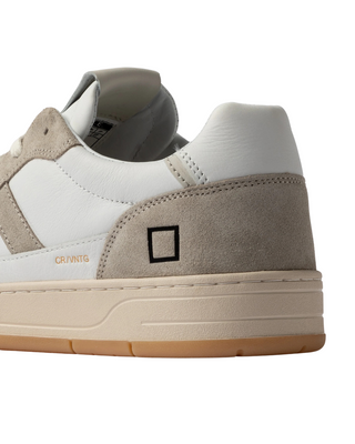 D.A.T.E. COURT 2.0 VINTAGE CALF WHITE-BEIGE