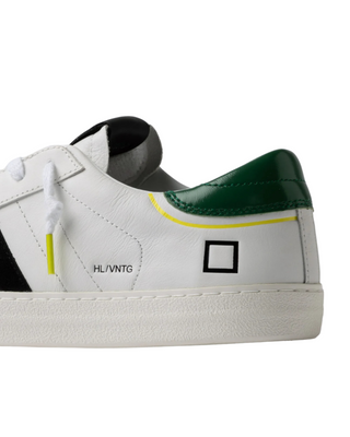 D.A.T.E. HILL LOW VINTAGE CALF WHITE-GREEN