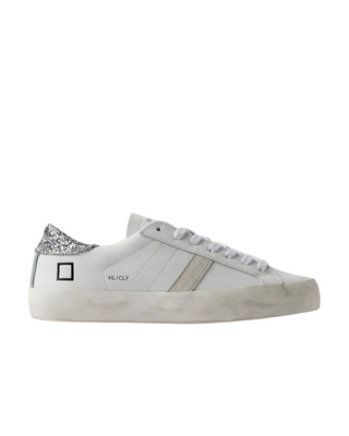 D.A.T.E. HILL LOW CALF WHITE-SILVER