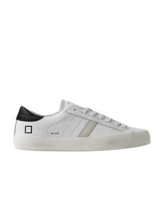 D.A.T.E. HILL LOW CALF WHITE-BLACK
