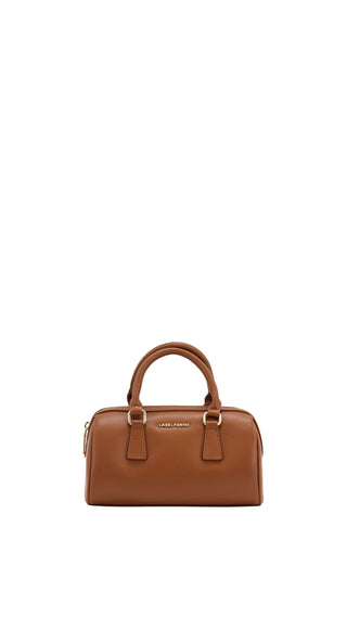 Borsa a mano LIDIA BAG CUOIO/TAUPE