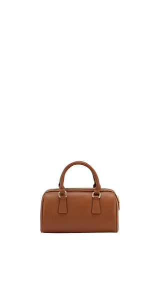 Borsa a mano LIDIA BAG CUOIO/TAUPE