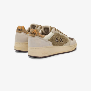 SUN68 BASKET LOVE LADY IN TEDDY BEIGE