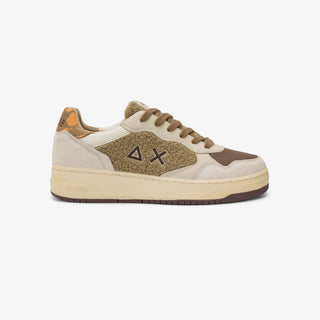 SUN68 BASKET LOVE LADY IN TEDDY BEIGE