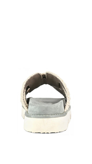 MOU - SANDAL BICOLOR METAL LOGO