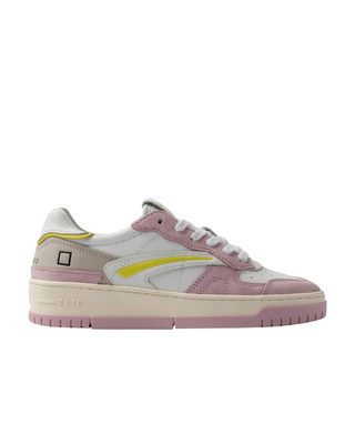 D.A.T.E. TORNEO PURE COLORED WHITE-PINK