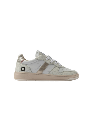 D.A.T.E. COURT SHINY WHITE-GL. PLATINUM