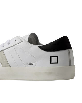 D.A.T.E. HILL LOW CALF WHITE-BLACK