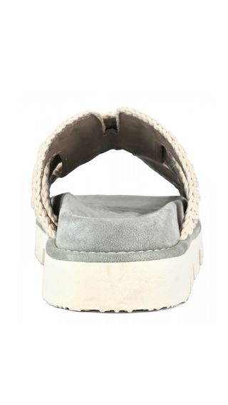MOU - SANDAL BICOLOR METAL LOGO