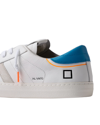D.A.T.E. HILL LOW VINTAGE CALF WHITE-BLUETTE