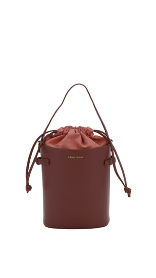 Borsa a secchiello MILA BAG TAN/MARRONE