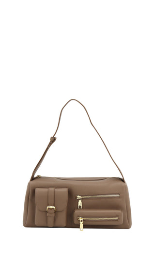Borsa a spalla ELLA BAG TAUPE