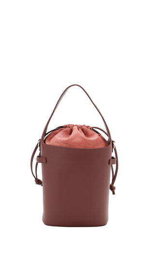 Borsa a secchiello MILA BAG TAN/MARRONE