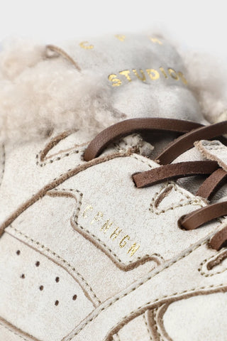 CPH63 CREMA TEDDY IN PELLE VINTAGE