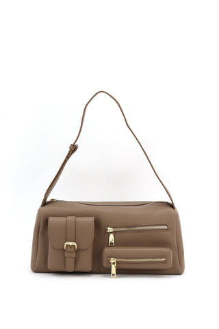 Borsa a spalla ELLA BAG TAUPE