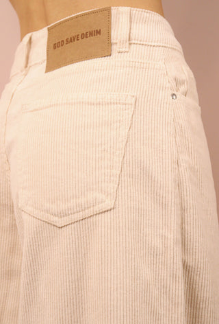 GOD SAVE DENIM - GEMMA-6 PANTAGONNA VELLUTO A COSTINE