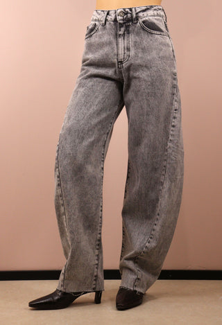 GOD SAVE DENIM - NEMESI-1  PANTALONE EFFETTO DENIM DÈLAVÈ IN COTONE