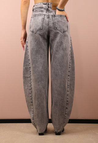 GOD SAVE DENIM - NEMESI-1  PANTALONE EFFETTO DENIM DÈLAVÈ IN COTONE