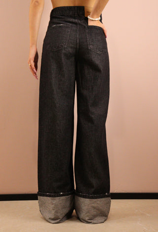GOD SAVE DENIM - ZEFIRO-6 PANTALONE SLOUCHY COTONE