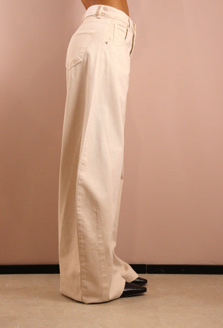 GOD SAVE DENIM - IRIDE-9 PANTALONE BALLON DENIM IN COTONE ECRU