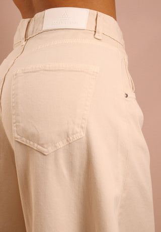 GOD SAVE DENIM - IRIDE-9 PANTALONE BALLON DENIM IN COTONE ECRU