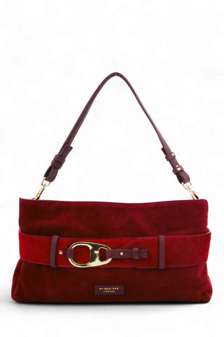 MY-BEST BAG MARGOT SUEDE CAVALLINO