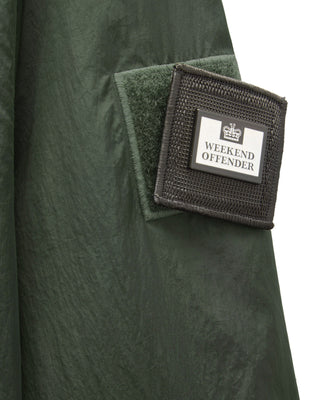 WEEKEND OFFENDER – GIACCA FODERATA IN PILE TECNICO VERDE FORESTA