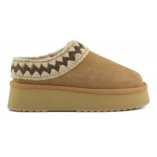 MOU - PLATFORM CLOG SUEDE LEATHER