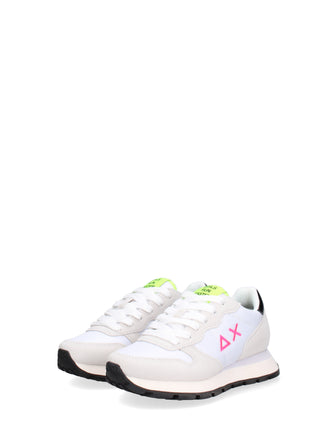 SUN68 ALLY SOLID NYLON BIANCO/FUXIA FLUO