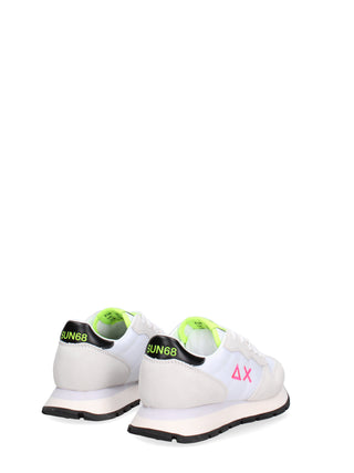 SUN68 ALLY SOLID NYLON BIANCO/FUXIA FLUO