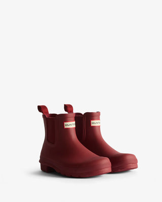 HUNTER BOOTS - Stivali Chelsea con cinturino posteriore con logo tricolore