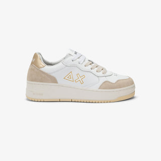 SUN68 BASKET LOVE LADY IN PELLE ORO