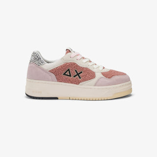 SUN68 BASKET LOVE LADY IN TEDDY ROSA