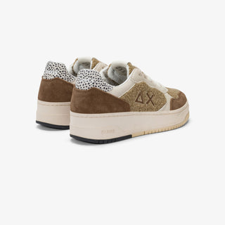 SUN68 BASKET LOVE LADY IN TEDDY BEIGE