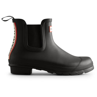 HUNTER BOOTS - Stivali Chelsea con cinturino posteriore con logo tricolore